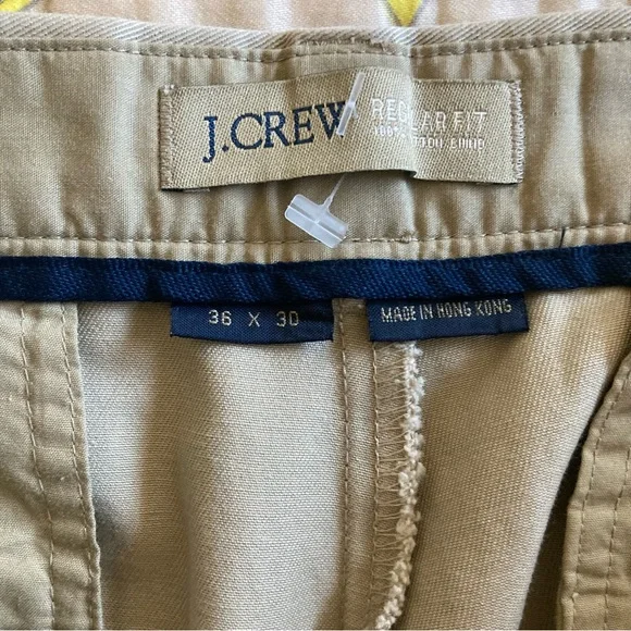 J. Crew Regular Fit Men's Khaki Chinos - Picture 5 of 6